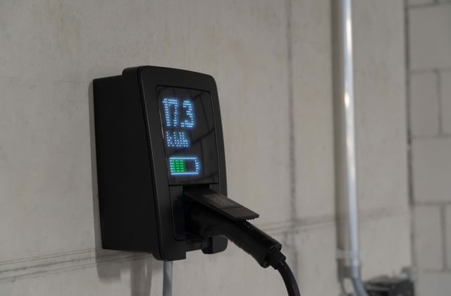 Borne de recharge murale affichant sa puissance, comparatif des marques